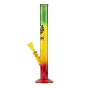 Bongo Szklane Rasta Prosty Lew | 35 cm