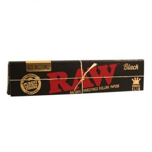 Bletki RAW BLACK King Size Slim