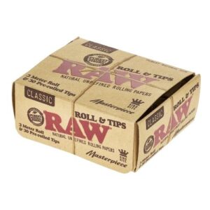 Bibułki, Bletki RAW Masterpiece Rolls 3 metry + Prerolled