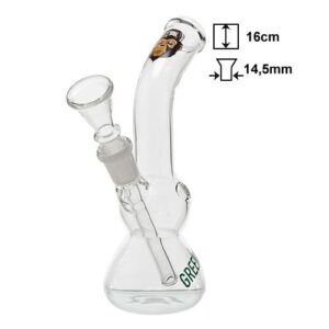 Bongo Szklane Greenline Porobiona Małpa | 16 cm