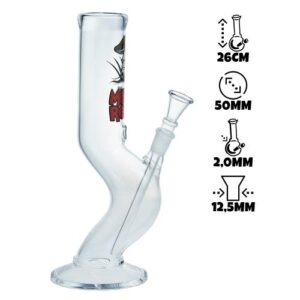 Bongo Szklane Mushroom BOLT | 26 cm