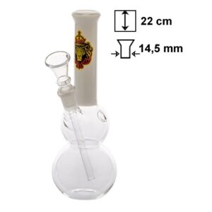 Bongo Szklane Greenline Kulisty Mleczny Lew | 22 cm