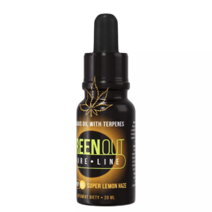 Olejek konopny | Green Out Pure | Super Lemon Haze | XL 20 ml