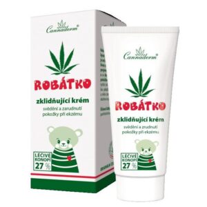 Krem kojący o lekko kwaśnym pH dla dzieci i niemowląt Robatko | Cannaderm | 50 g