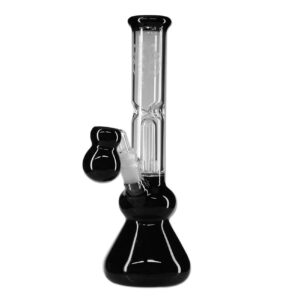 Fajka wodna, Bongo Szklane z Perkolatorem | Black Leaf | 30 cm