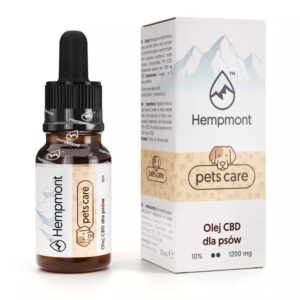 Olejek CBD dla psów | Pets Care | Hempmont | 10 % CBD