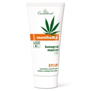 Żel chłodzący z olejem konopnym Mentholka | Cannaderm | 200 ml