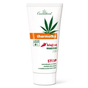 Konopny żel rozgrzewający Thermolka | Cannaderm | 200 ml