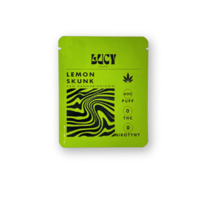 LUCY Vape Lemon Skunk – Energetyzująca Rewolucja w Kannabinoidach | 2 ml - 600 puff!